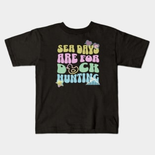 Retro Duck Hunting Kids T-Shirt